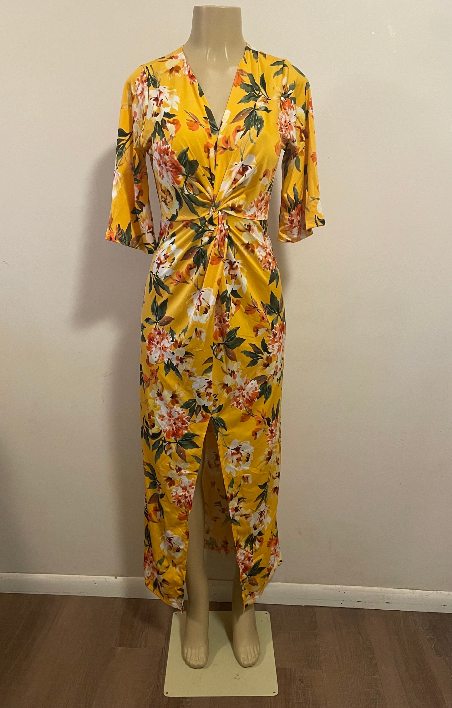 long yellow dress 😍♥️